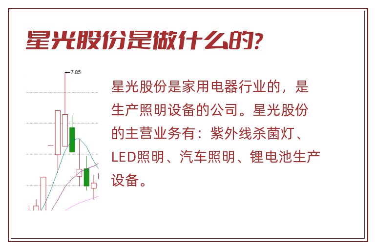 星光股份是做什么的?