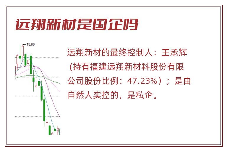 远翔新材是国企吗