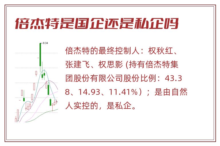 倍杰特是国企还是私企吗