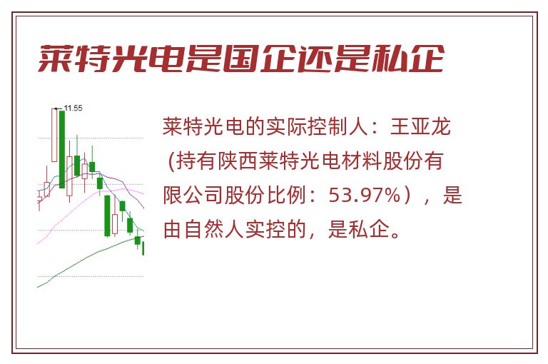 莱特光电是国企还是私企