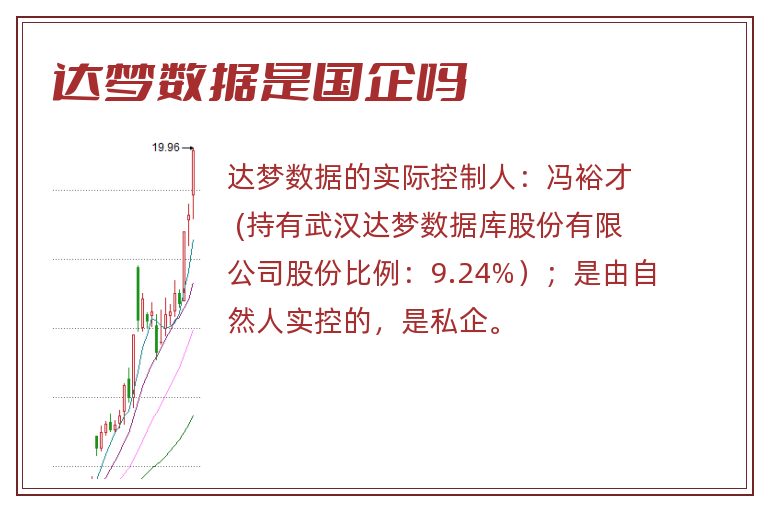 达梦数据是国企吗