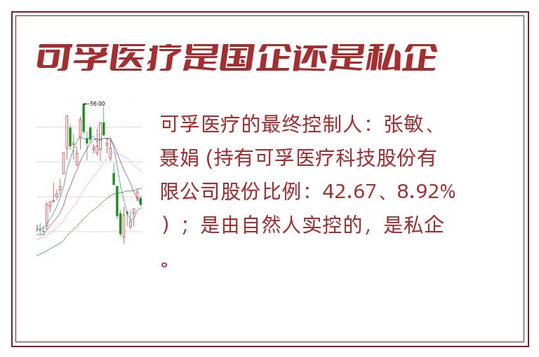 可孚医疗是国企还是私企