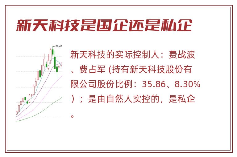 新天科技是国企还是私企