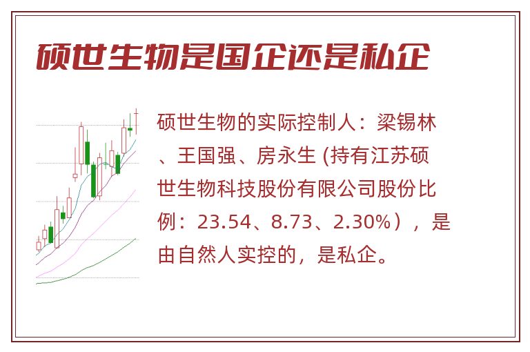 硕世生物是国企还是私企