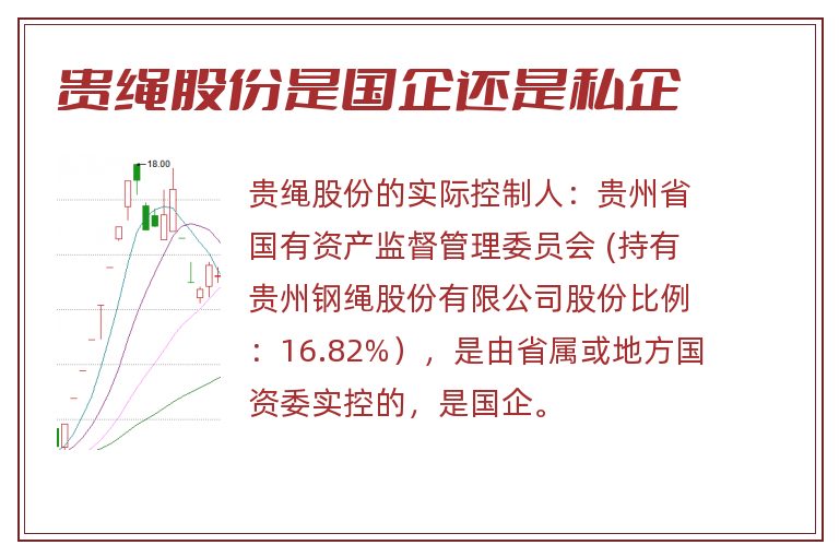 贵绳股份是国企还是私企