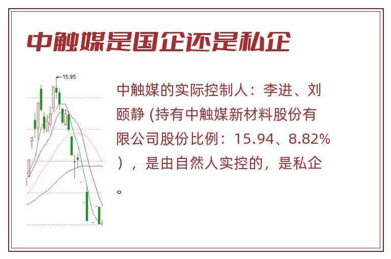 中触媒是国企还是私企