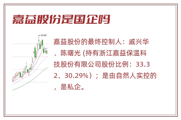 嘉益股份是国企吗