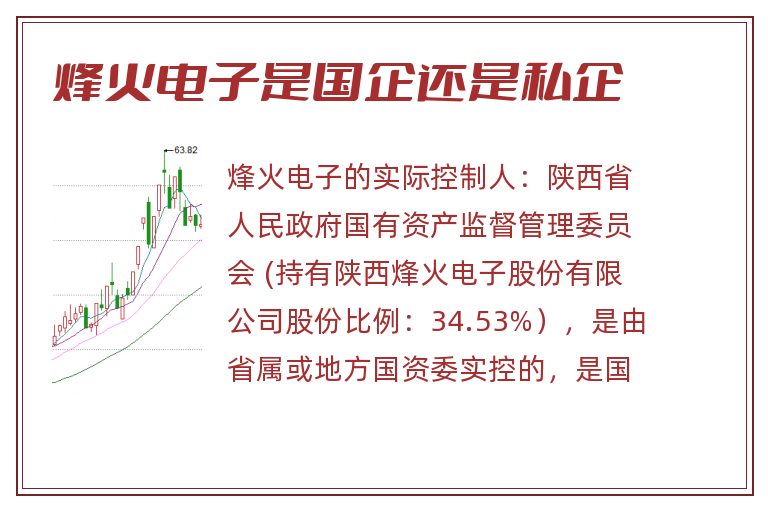 烽火电子是国企还是私企