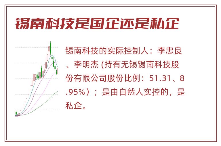 锡南科技是国企还是私企