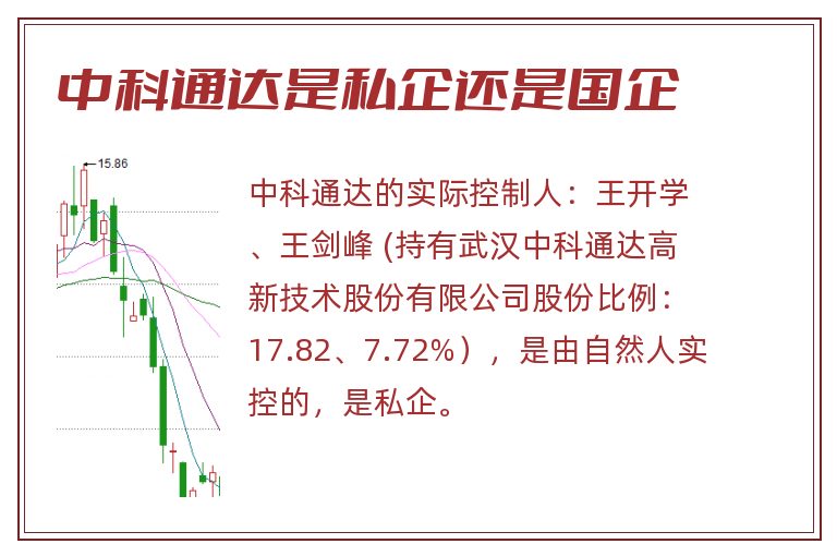 中科通达是私企还是国企