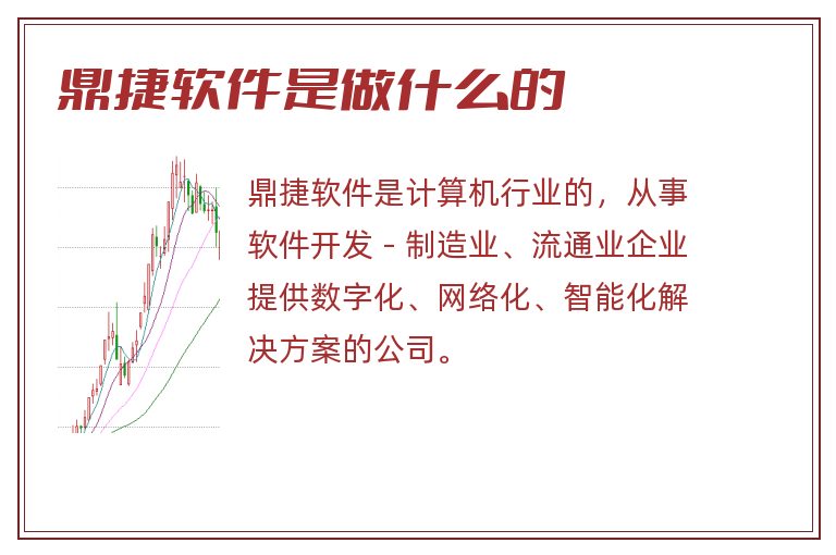 鼎捷软件是做什么的