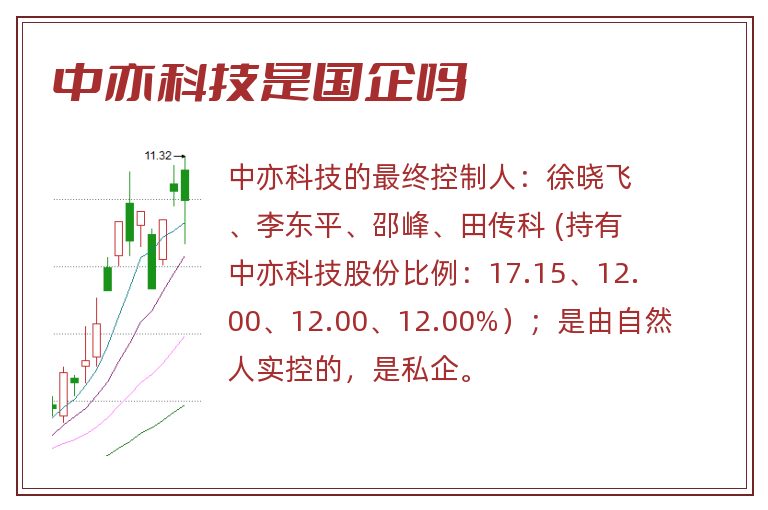 中亦科技是国企吗