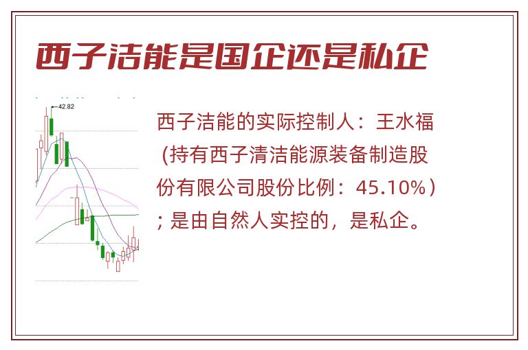 西子洁能是国企还是私企