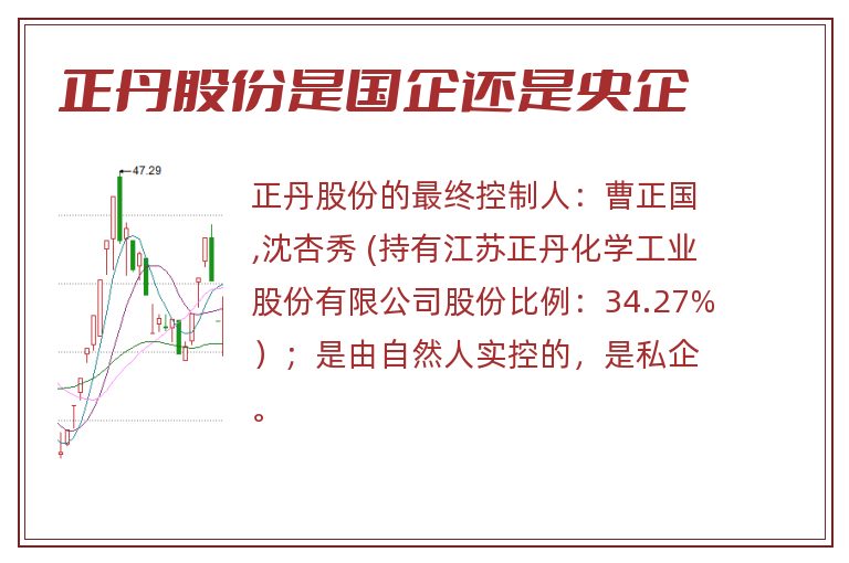 正丹股份是国企还是央企