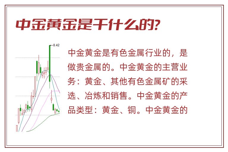 中金黄金是干什么的？