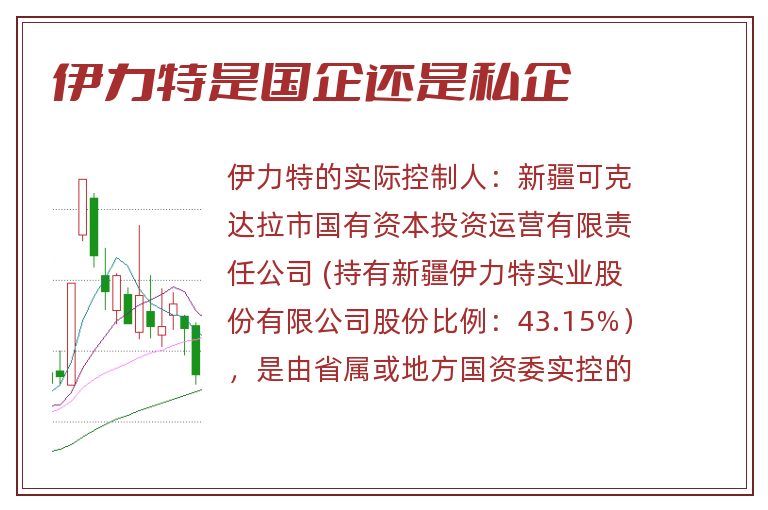 伊力特是国企还是私企