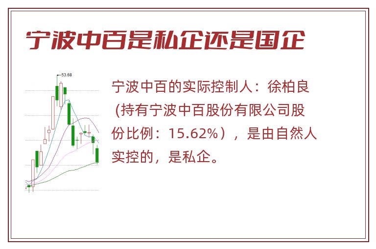 宁波中百是私企还是国企