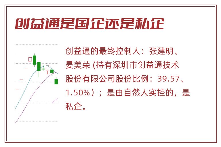 创益通是国企还是私企