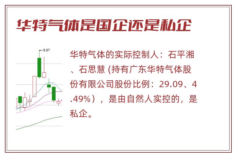 华特气体是国企还是私企