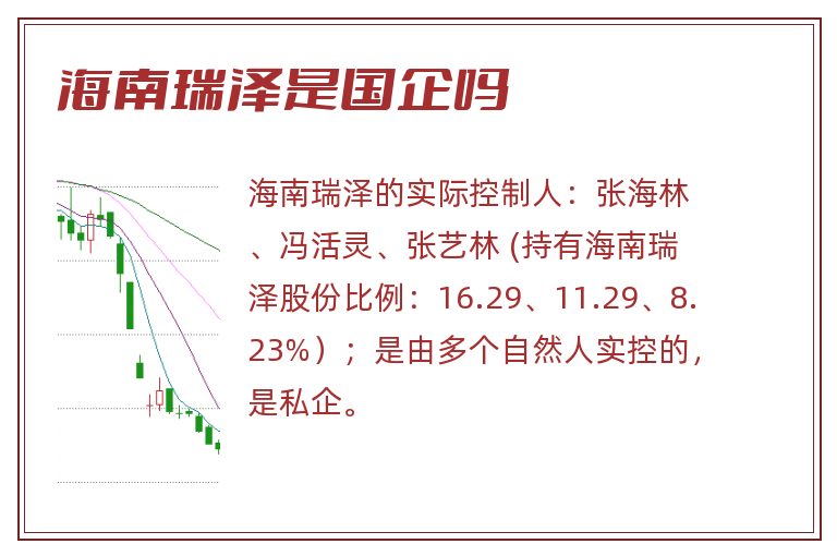 海南瑞泽是国企吗