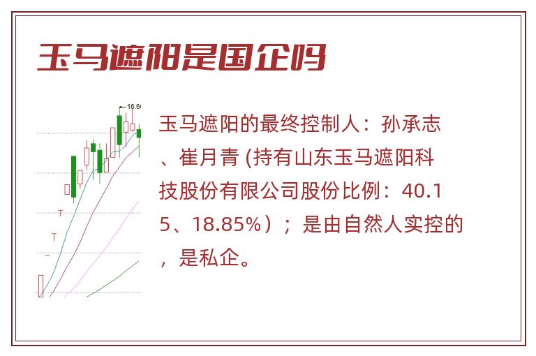 玉马遮阳是国企吗