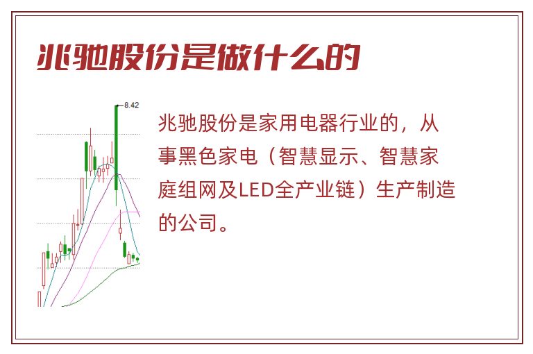 兆驰股份是做什么的