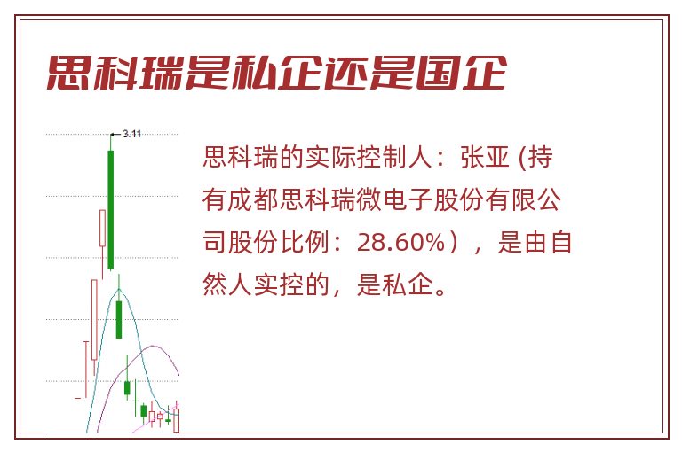 思科瑞是私企还是国企