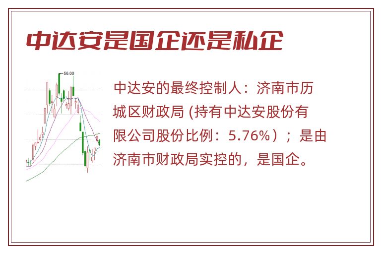 中达安是国企还是私企