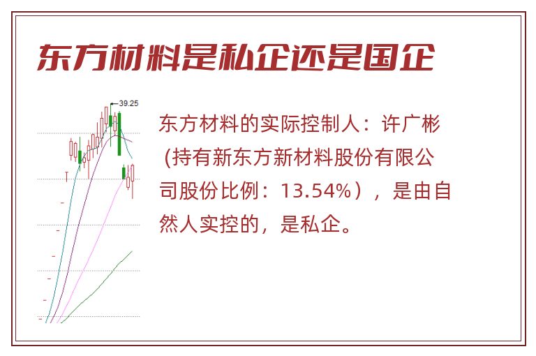 东方材料是私企还是国企