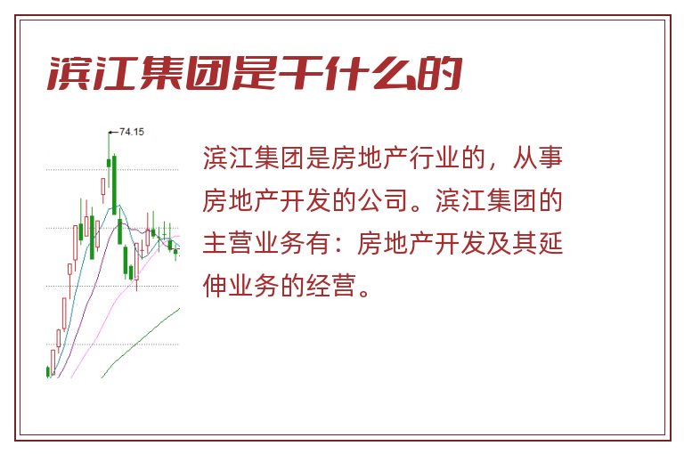 滨江集团是干什么的