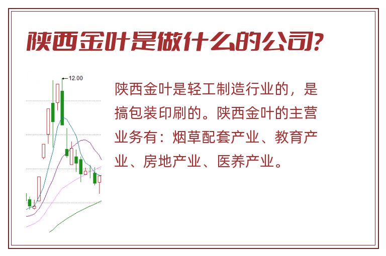 陕西金叶是做什么的公司？