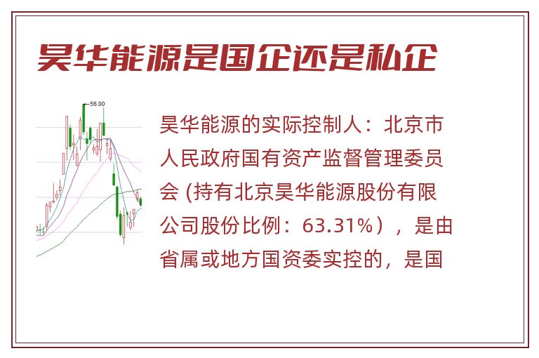 昊华能源是国企还是私企