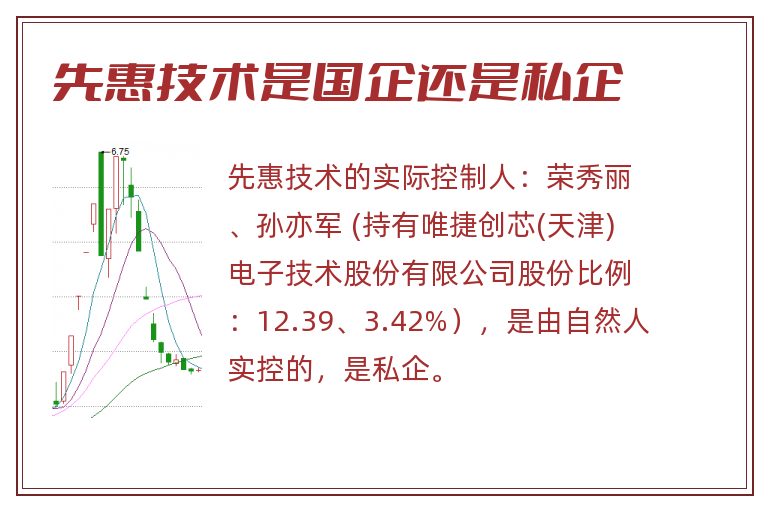 先惠技术是国企还是私企