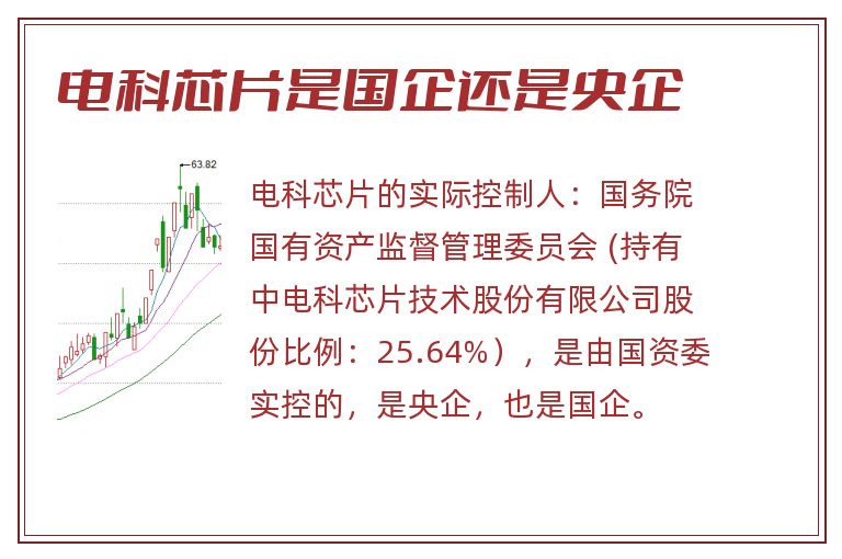 电科芯片是国企还是央企