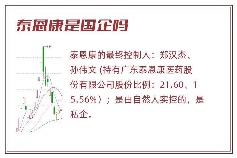 泰恩康是国企吗