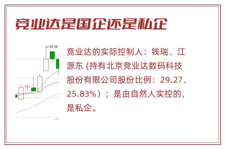 竞业达是国企还是私企