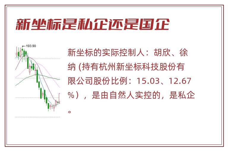 新坐标是私企还是国企