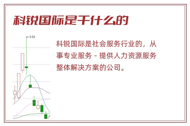 科锐国际是干什么的