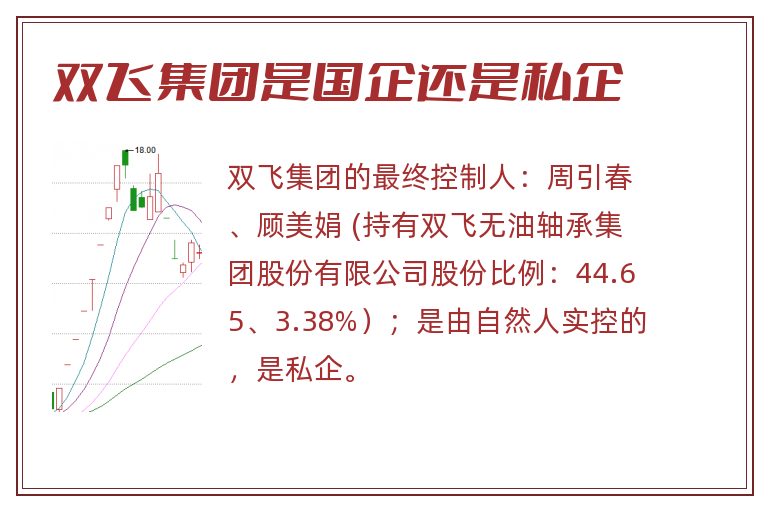 双飞集团是国企还是私企