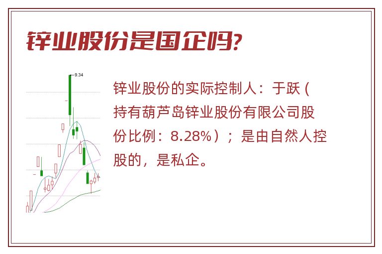 锌业股份是国企吗?