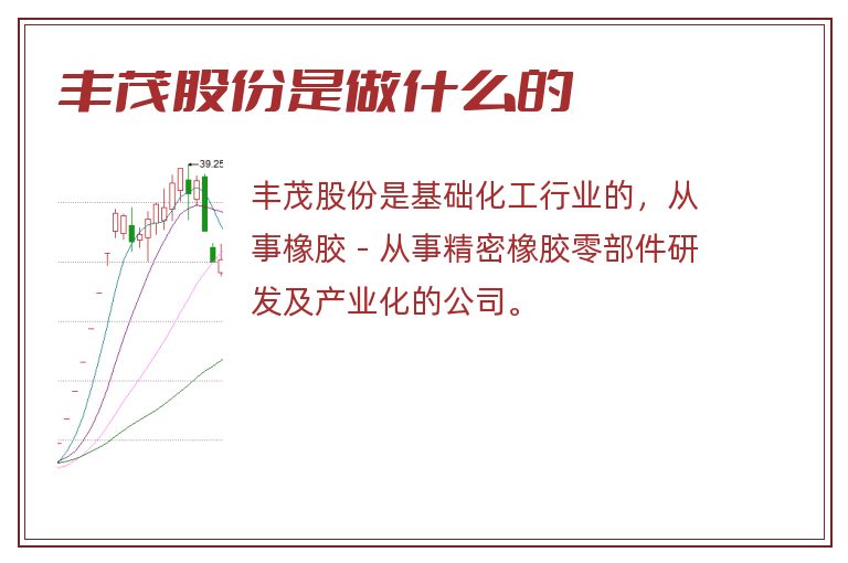 丰茂股份是做什么的