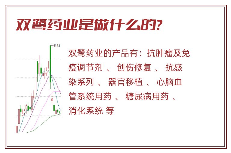 双鹭药业是做什么的？