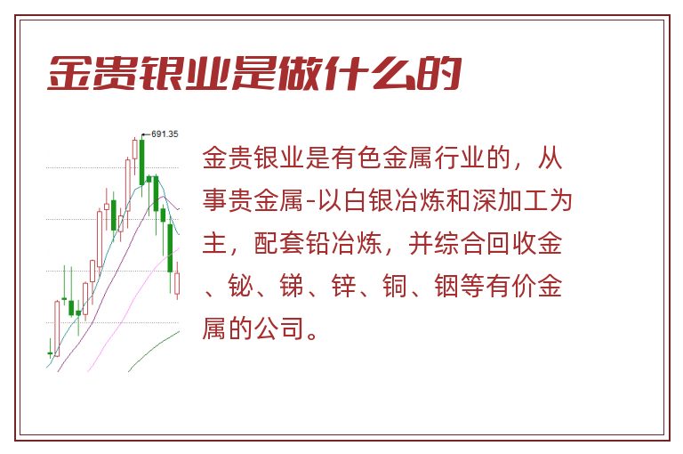 金贵银业是做什么的