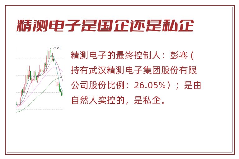 精测电子是国企还是私企