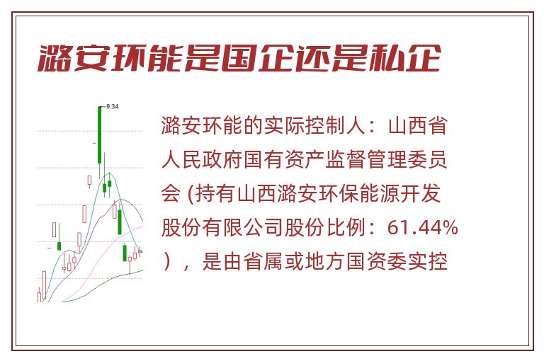 潞安环能是国企还是私企