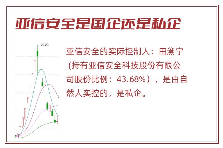 亚信安全是国企还是私企