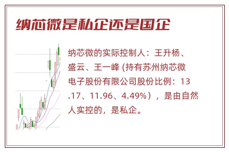 纳芯微是私企还是国企