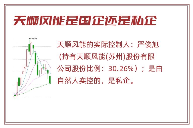 天顺风能是国企还是私企