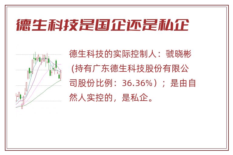 德生科技是国企还是私企