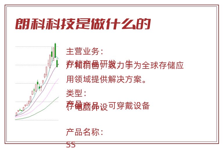 朗科科技是做什么的